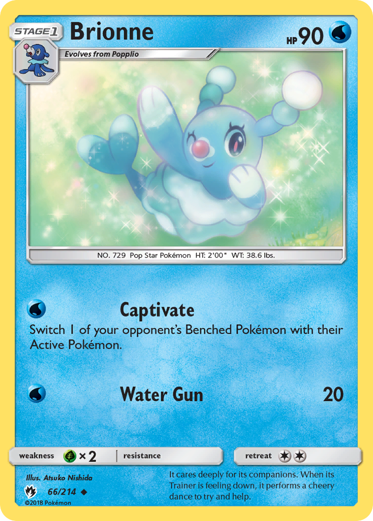 Brionne 66/214, Lost Thunder Pokémon card