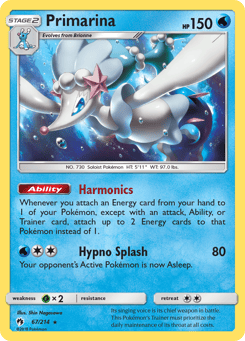 Primarina 67/214, Lost Thunder