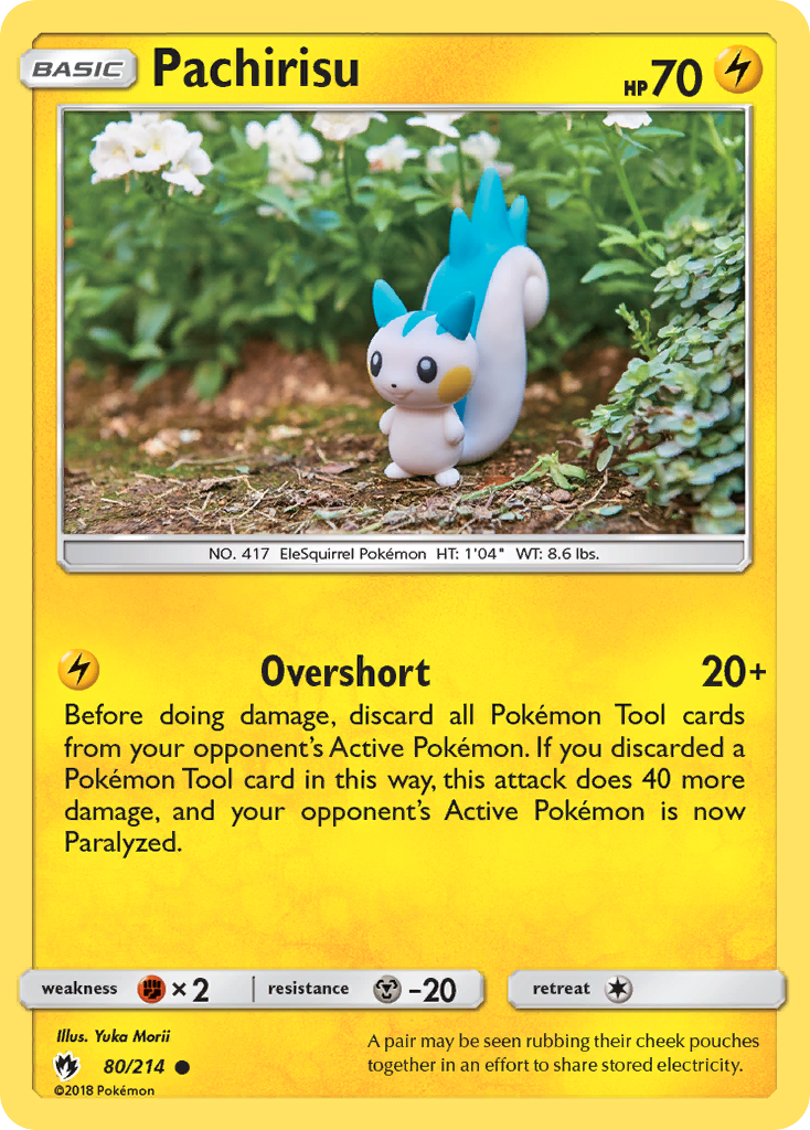Pachirisu 80/214, Lost Thunder Pokémon card