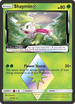 Shaymin ◇ 10/181, Team Up