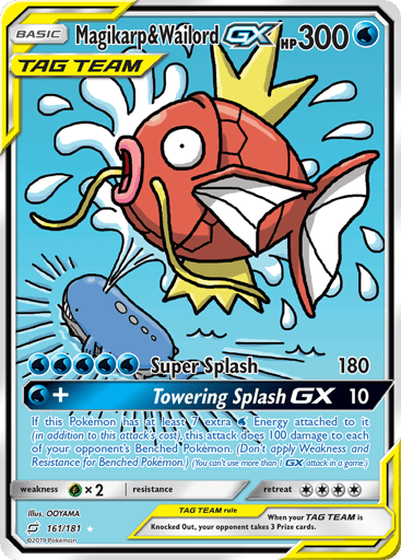 Magikarp & Wailord-GX 161/181 from Team Up