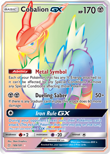 Cobalion-GX 189/181 from Team Up
