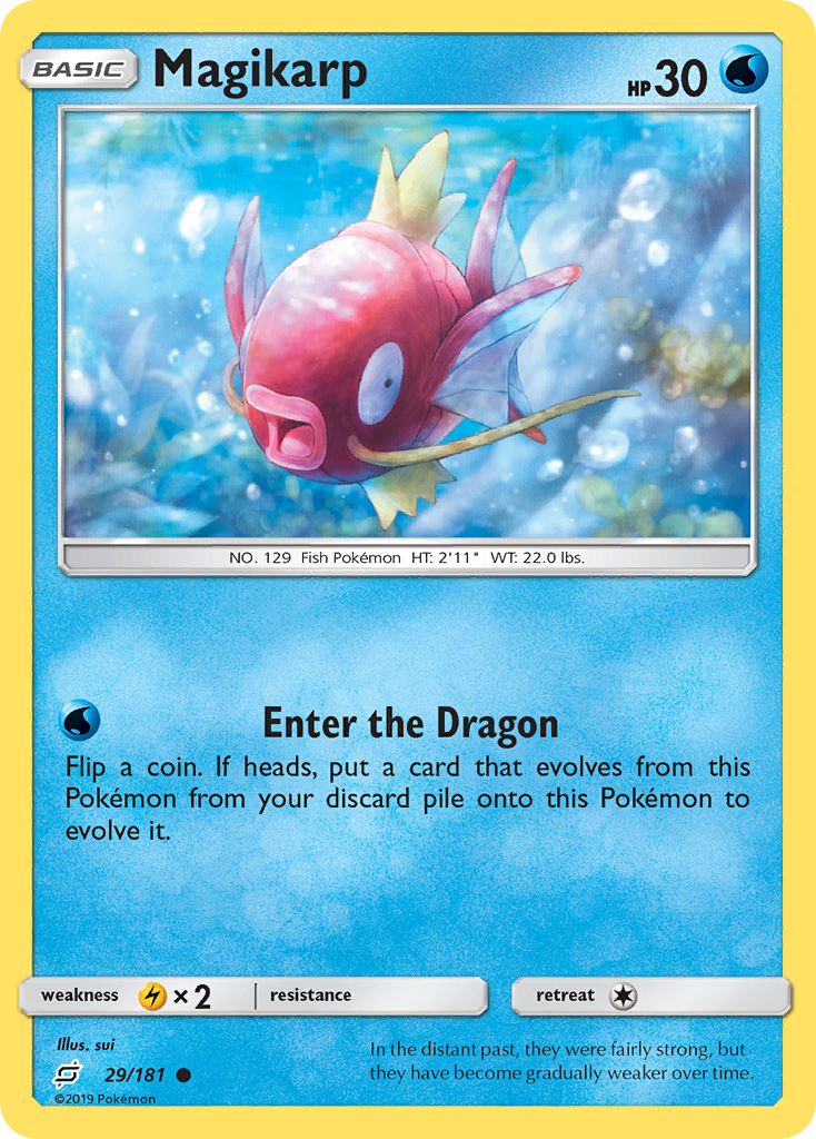 Magikarp 29/181, Team Up Pokémon card