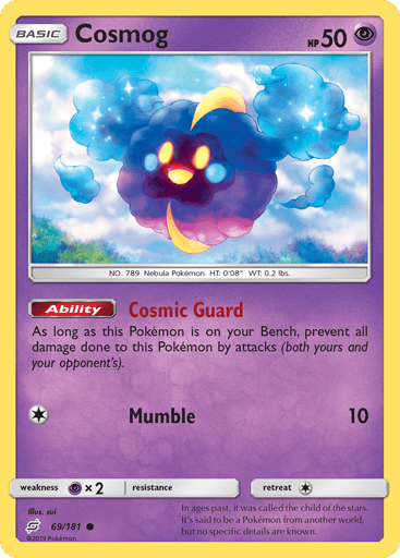 Cosmog 69/181 from Team Up
