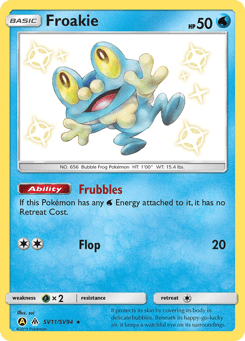 Froakie SV11, Hidden Fates Shiny Vault