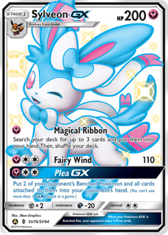 Sylveon-GX SV76, Hidden Fates Shiny Vault