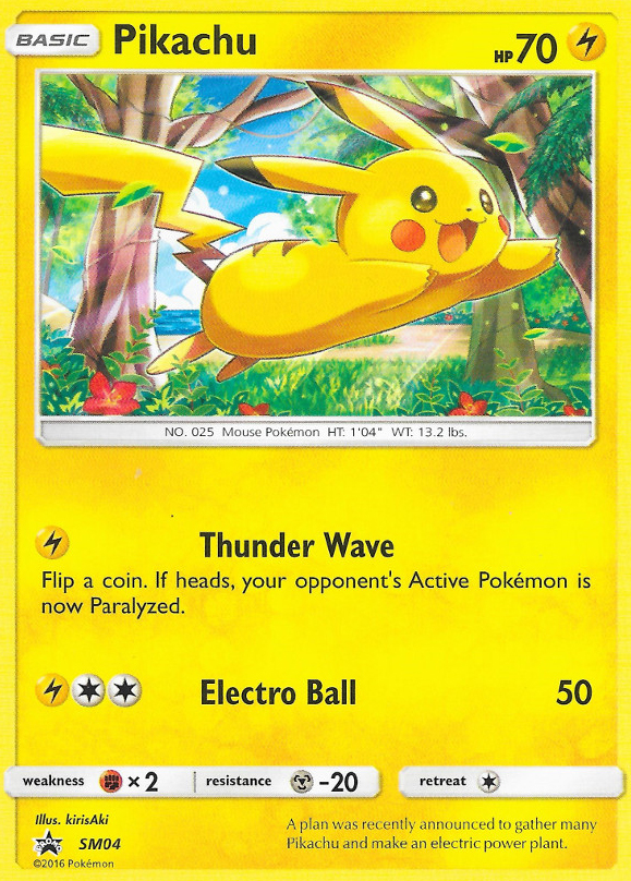 Pikachu SM04, SM Black Star Promos Pokémon card