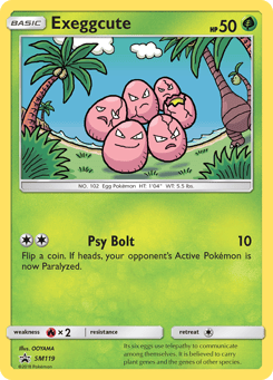 Exeggcute SM119, SM Black Star Promos