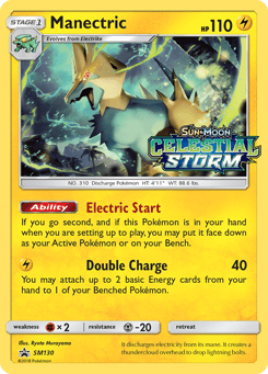 Manectric SM130, SM Black Star Promos