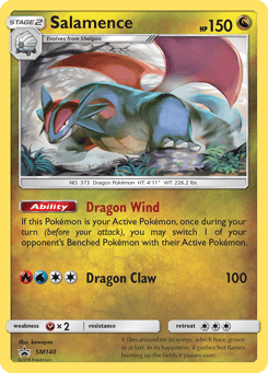 Salamence SM140, SM Black Star Promos