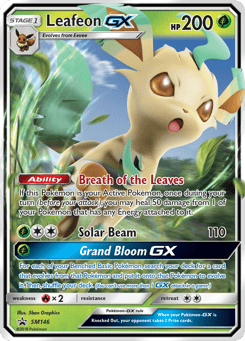 Leafeon-GX SM146, SM Black Star Promos