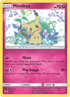 Mimikyu SM163, SM Black Star Promos