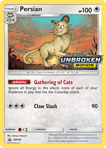 Persian SM182 from SM Black Star Promos