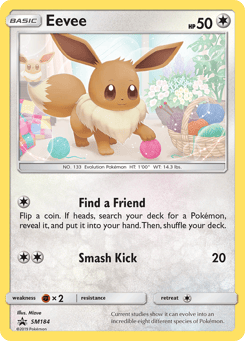 Eevee SM184, SM Black Star Promos