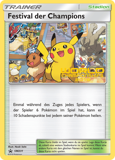Champions Festival SM231 from SM Black Star Promos