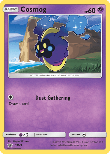 Cosmog SM42 from SM Black Star Promos