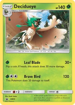 Decidueye SM55, SM Black Star Promos