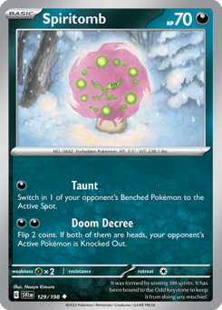 Spiritomb 129/198, Scarlet & Violet
