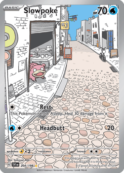 Slowpoke 204/198, Scarlet & Violet