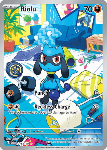 Riolu 215/198 from Scarlet & Violet