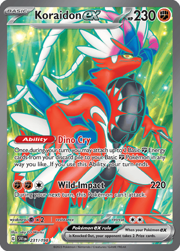 Koraidon ex 231/198 from Scarlet & Violet