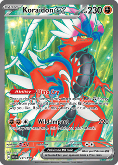 Koraidon ex 231/198, Scarlet & Violet