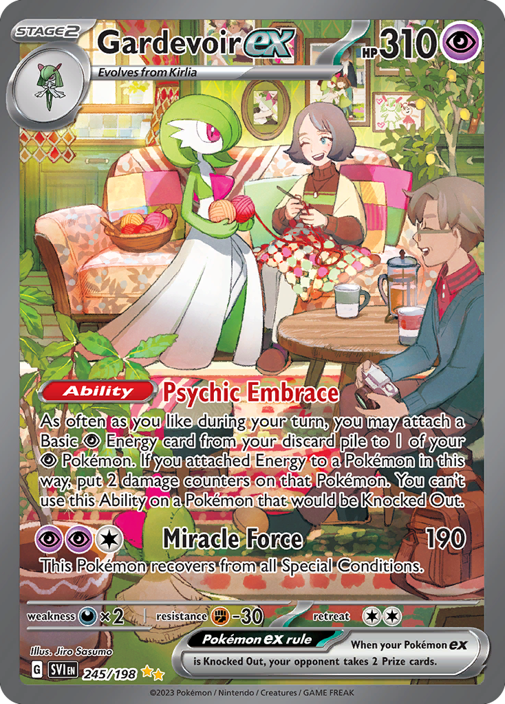 Gardevoir ex 245/198, Scarlet & Violet Pokémon card