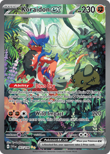 Koraidon ex 247/198 from Scarlet & Violet