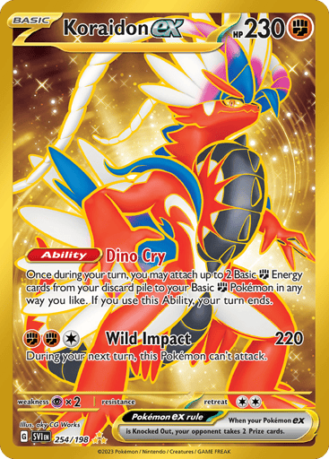Koraidon ex 254/198 from Scarlet & Violet