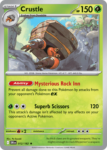 Crustle 12/182 from Destined Rivals