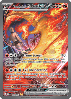 Team Rocket's Moltres ex 229/182 Destined Rivals