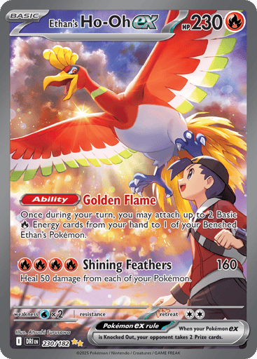 Ethan's Ho-Oh ex 230/182 from Destined Rivals