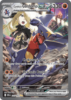 Cynthia's Garchomp ex 232/182 Destined Rivals