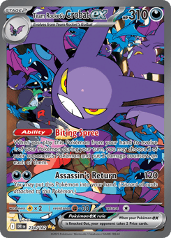 Team Rocket's Crobat ex 234/182 Destined Rivals