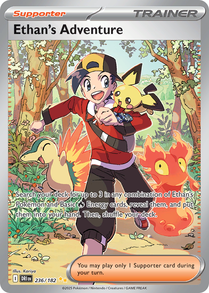 Ethan's Adventure 236/182, Destined Rivals Pokémon card