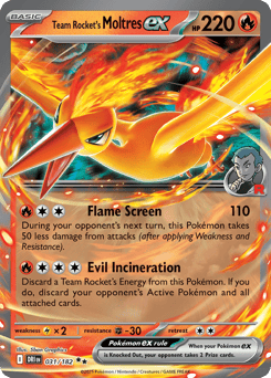 Team Rocket's Moltres ex 31/182 Destined Rivals