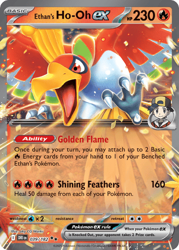 Ethan's Ho-Oh ex 39/182 from Destined Rivals
