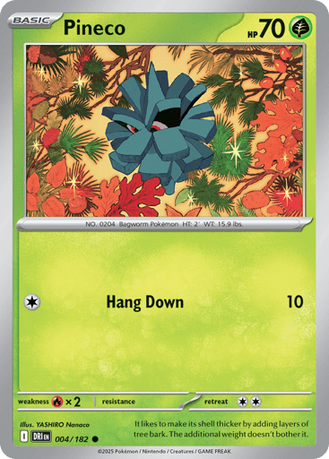 Pineco 4/182 from Destined Rivals