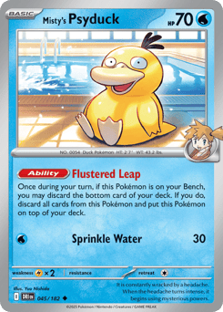 Misty's Psyduck 45/182 Destined Rivals