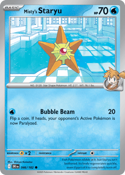 Misty's Staryu 46/182 Destined Rivals