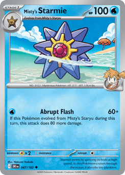 Misty's Starmie 47/182 Destined Rivals