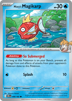 Misty's Magikarp 48/182 Destined Rivals