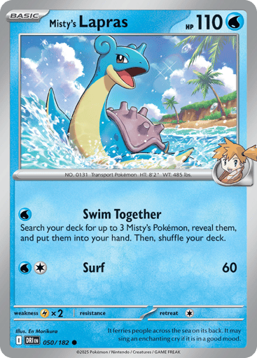 Misty's Lapras 50/182 from Destined Rivals