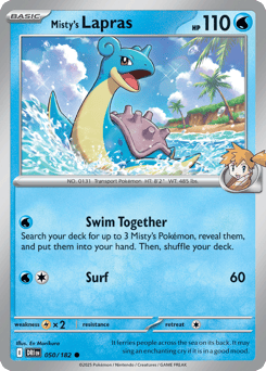 Misty's Lapras 50/182 Destined Rivals