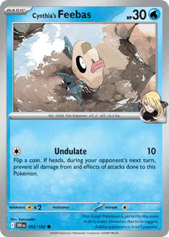 Cynthia's Feebas 52/182 Destined Rivals