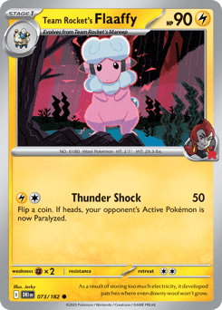 Team Rocket's Flaaffy 73/182 Destined Rivals
