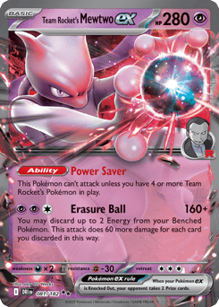 Team Rocket's Mewtwo ex 81/182 Destined Rivals