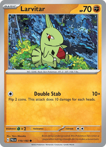 Larvitar 110/193 from Paldea Evolved