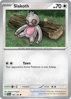 Slakoth 160/193, Paldea Evolved