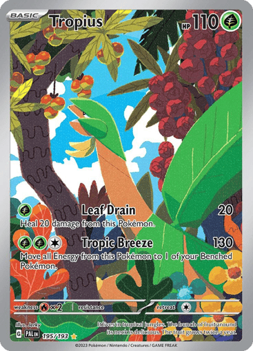 Tropius 195/193 from Paldea Evolved